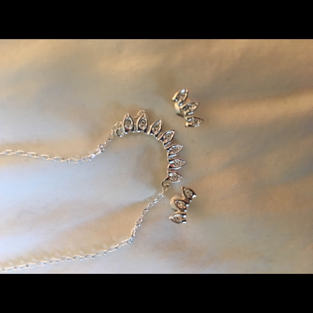 Stella and Dot necklace and earrings